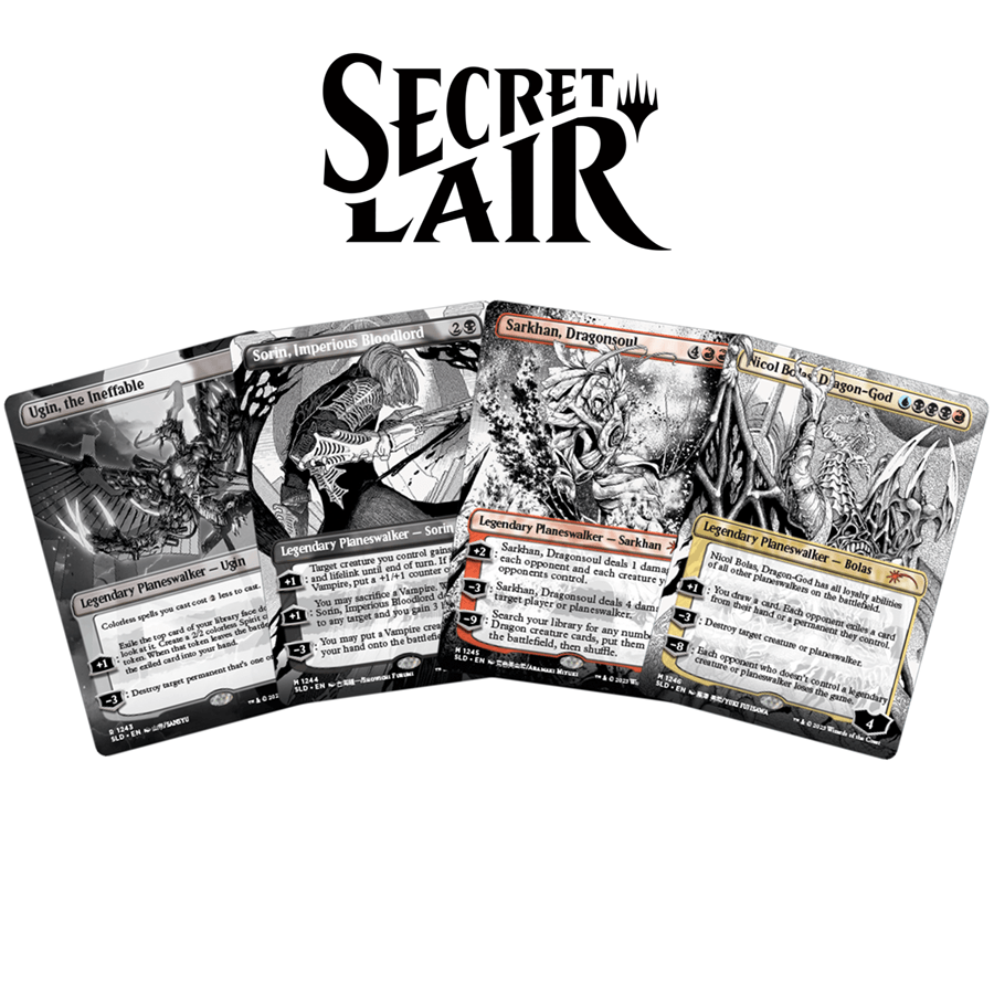 MTG Secret Lair: More Borderless Planeswalkers (Traditional Foil