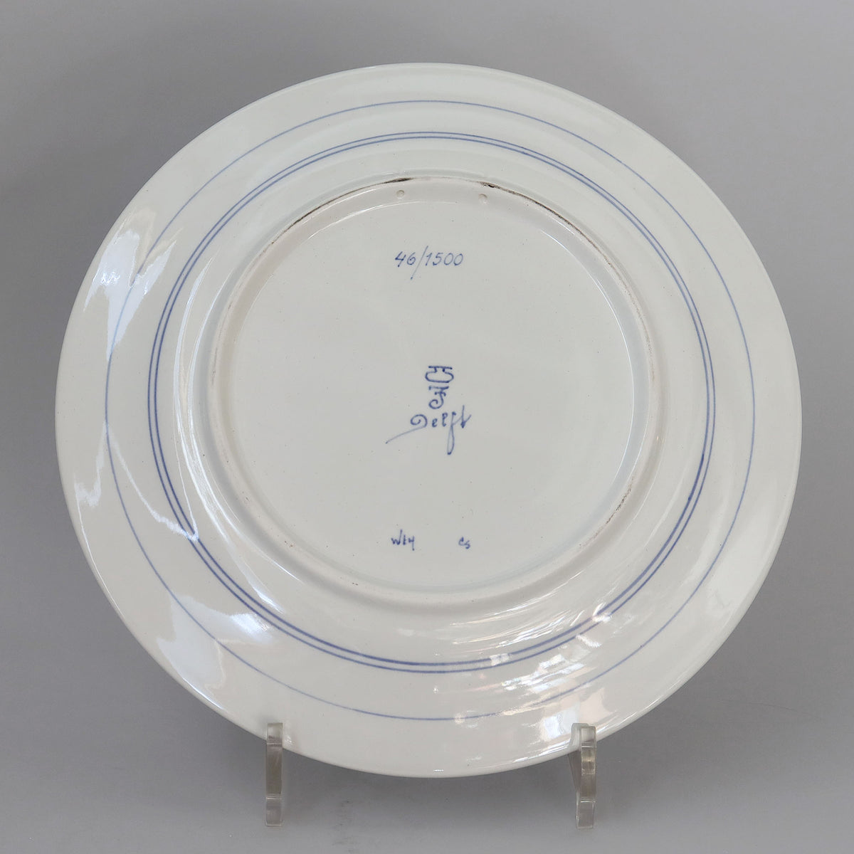 ロイヤルデルフト イヤープレート(25.4cm) 1973年【royal delft year