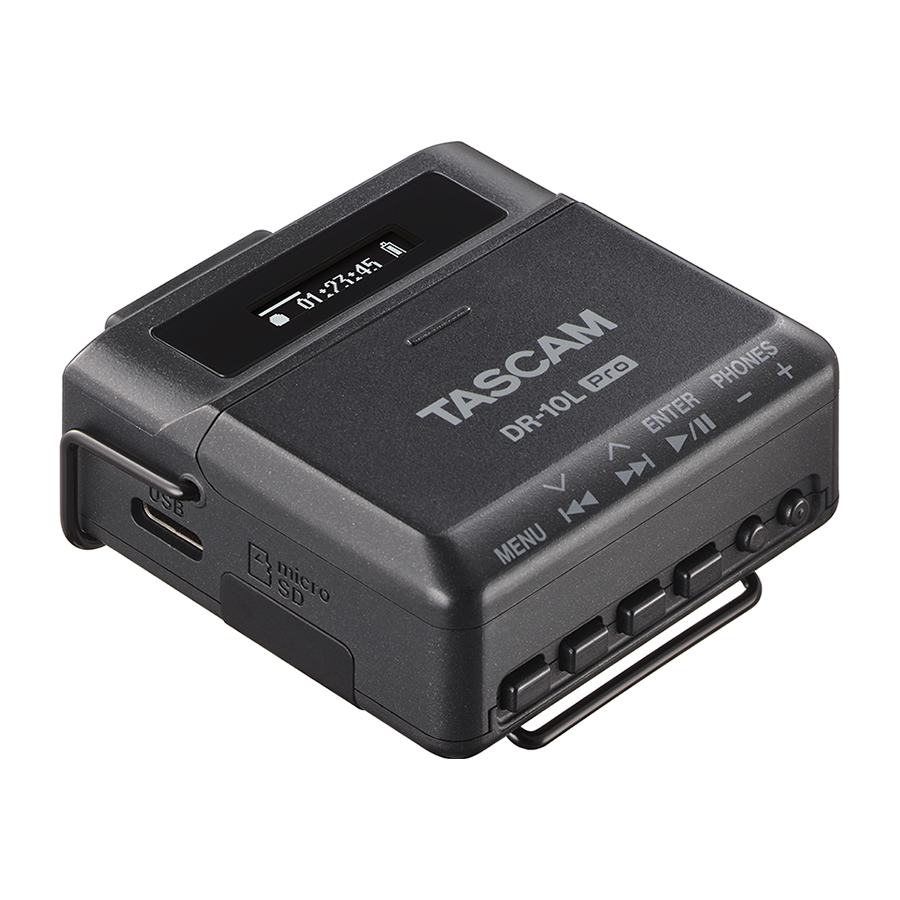 DR-10L Pro | Ultra-Compact 32-bit Float Audio Field Recorder With