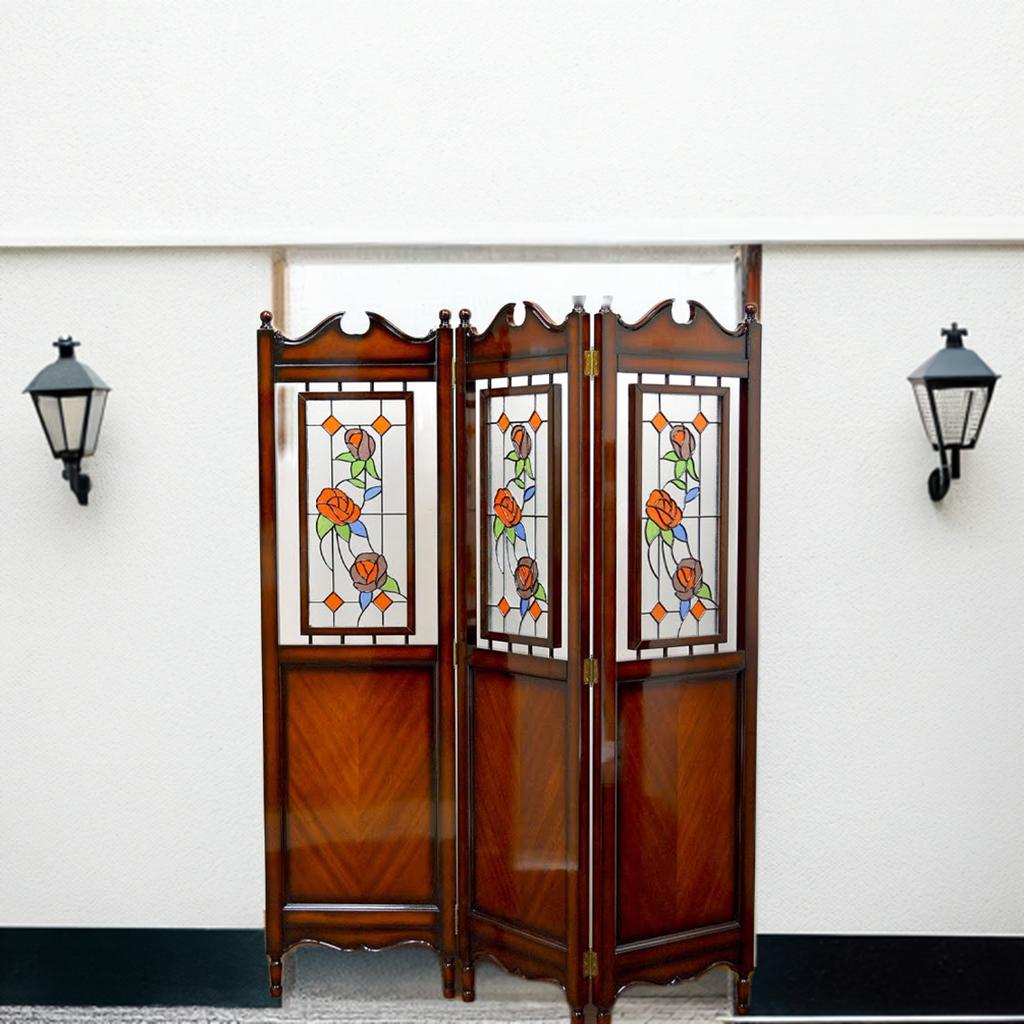 アンティーク ステンドグラス ペアガラス仕様 造作 玄関 テーブル 採光
