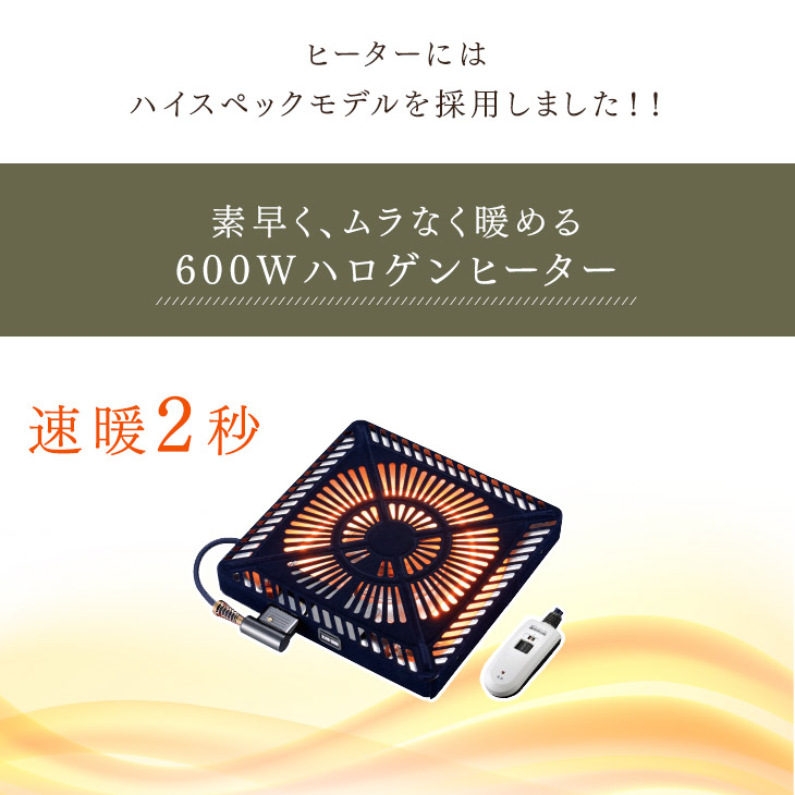 楽天市場】【正午〜クーポン5%引】 速暖2秒 ワンランク上の600W