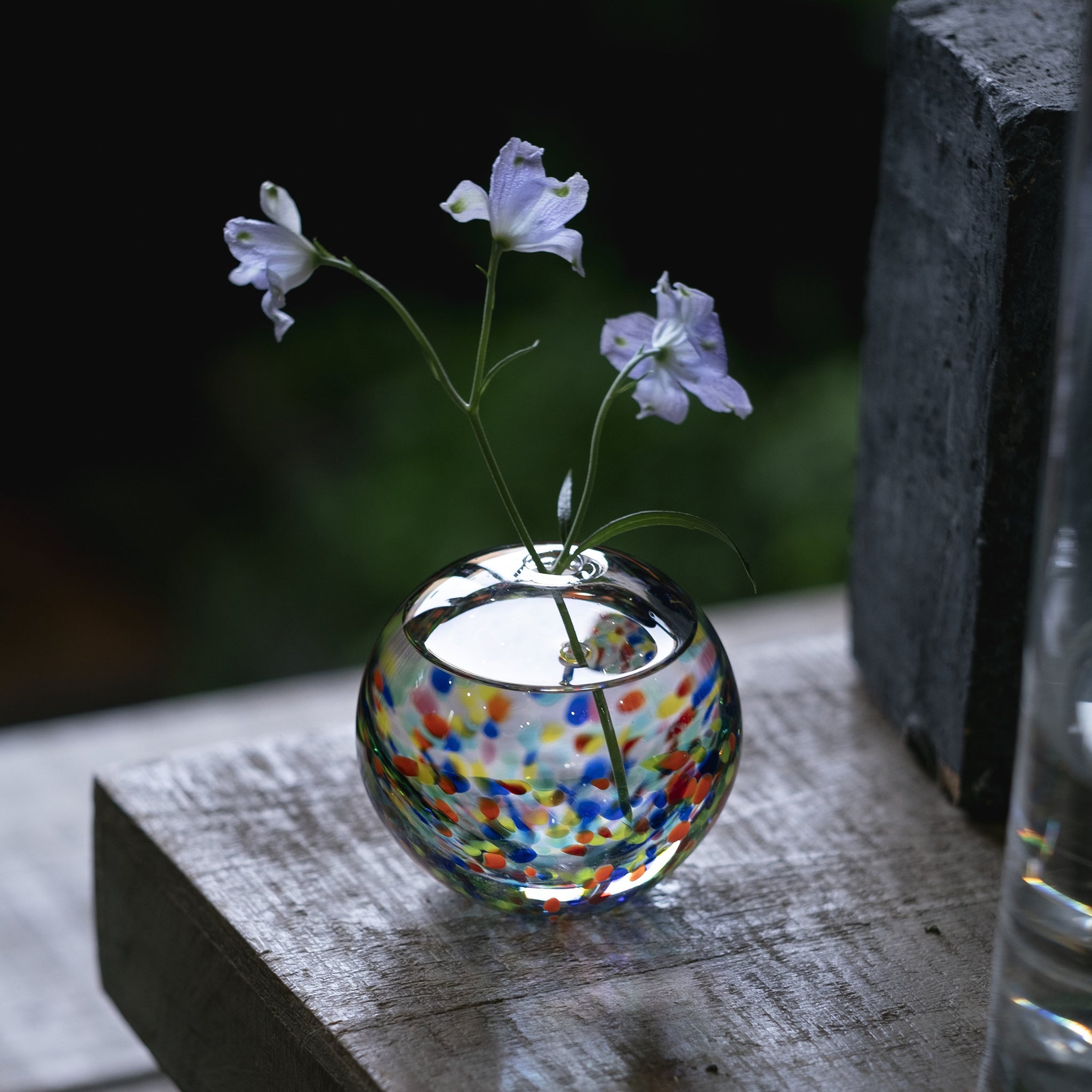 津軽びいどろ MATSURI まつり一輪挿し | 青森県の伝統工芸品 小さめで