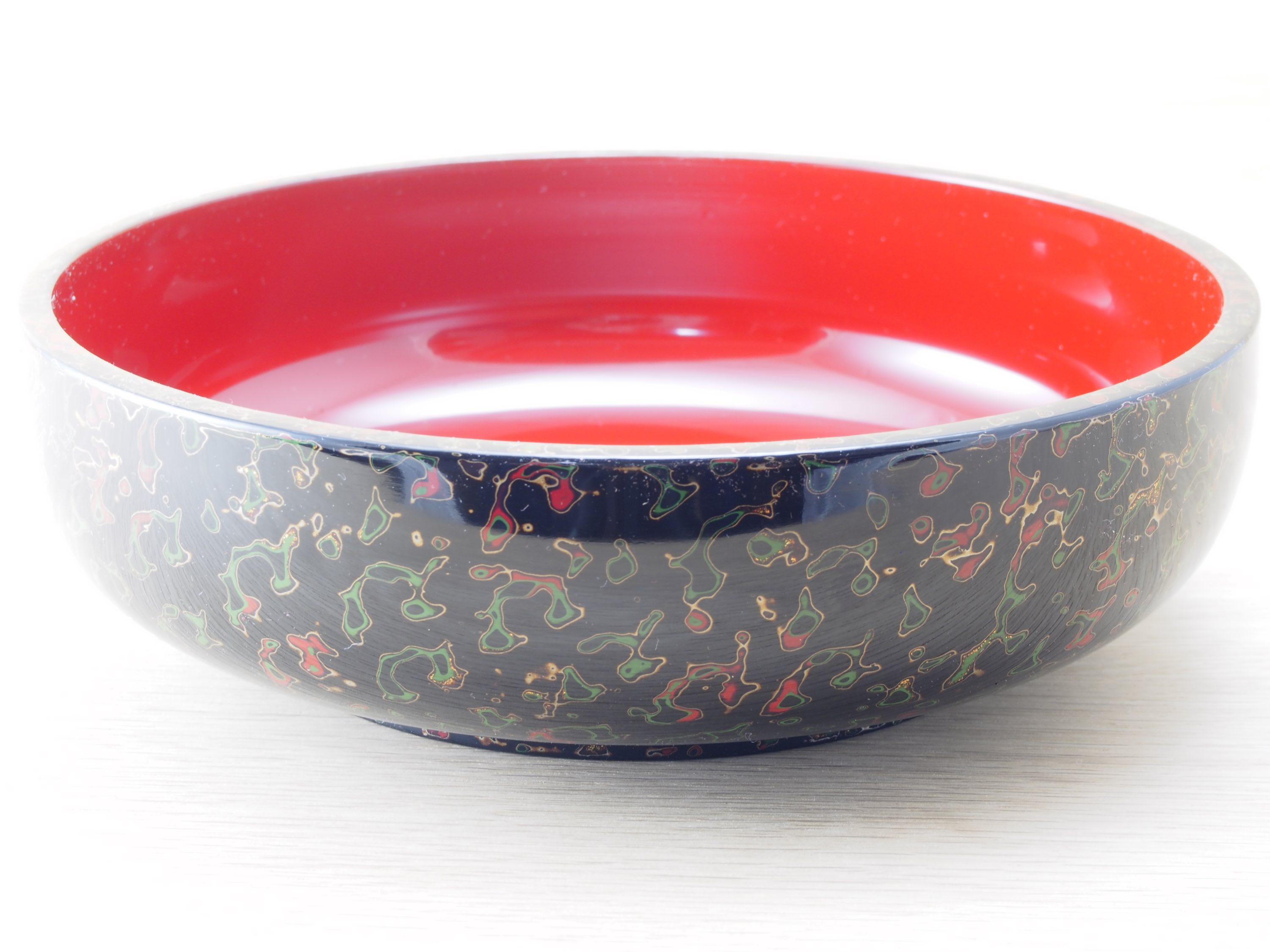 内朱 菓子器 黒 - 津軽塗専門店 恵比須屋