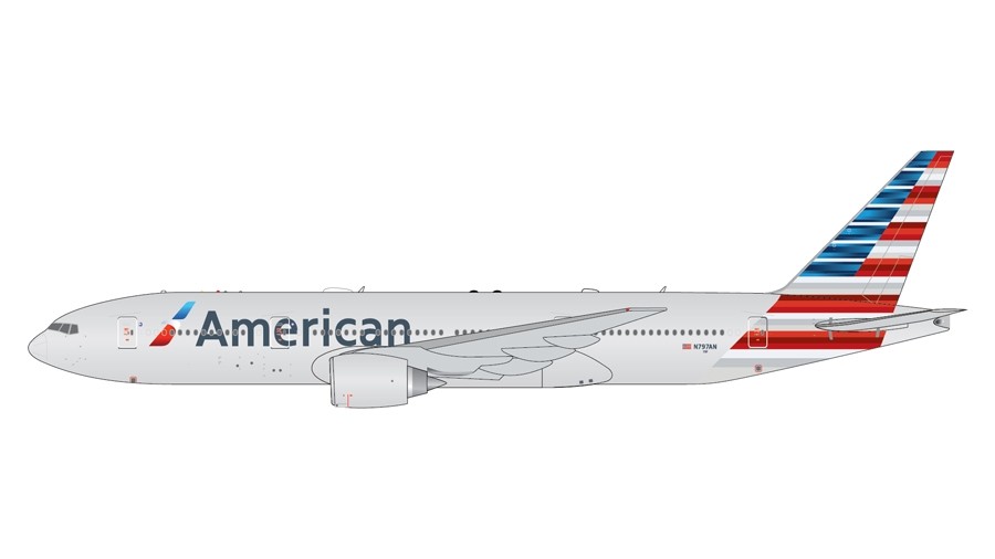 American Airlines Boeing 777-200ER N797AN new livery Gemini Jets