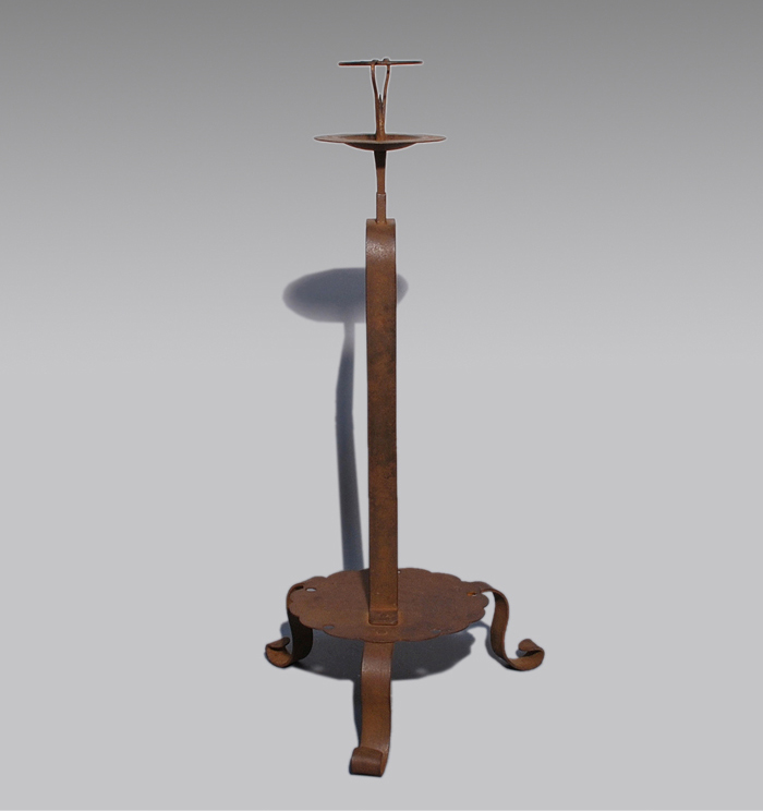 自在鉄製燭台 | 古美術ささき