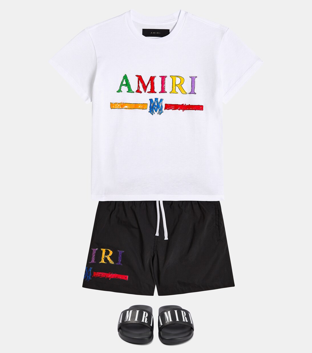 AMIRI TPOPICAL STAR SWIM TRUNK
