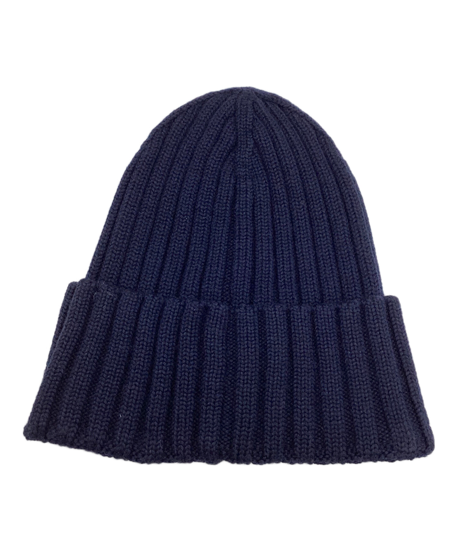 中古・古着通販】MONCLER (モンクレール) ニット帽 ネイビー｜ブランド