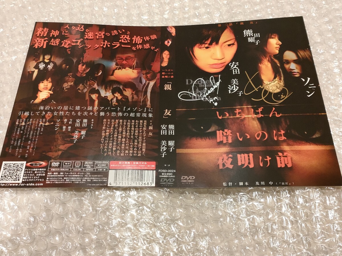 IMAGIO】安田美沙子 1of1 photcard 直筆サインカード IMAGIO】安田