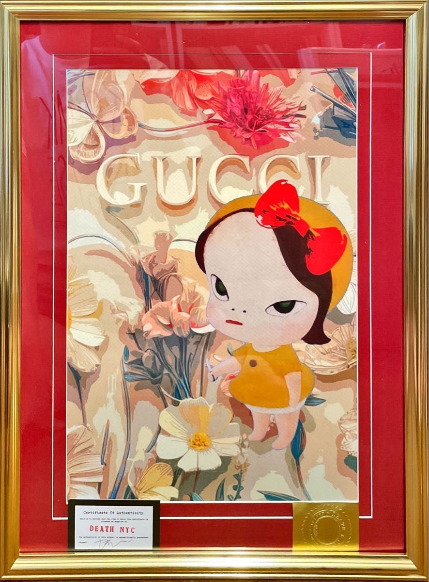 額込 世界限定100枚DEATH NYC アートポスター 現代アート 31 額込 世界