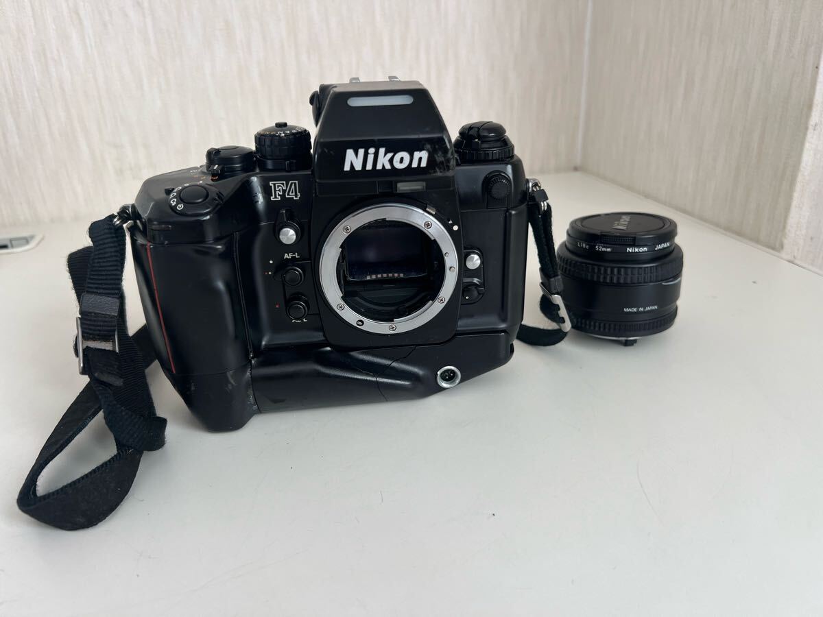 Nikon F4S ボディ MB-21 一眼レフ フィルムカメラ シャッターOK