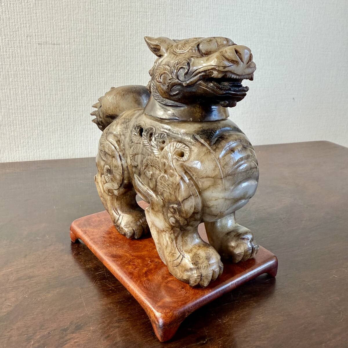 翡翠 獅子彫刻 【公式通販】