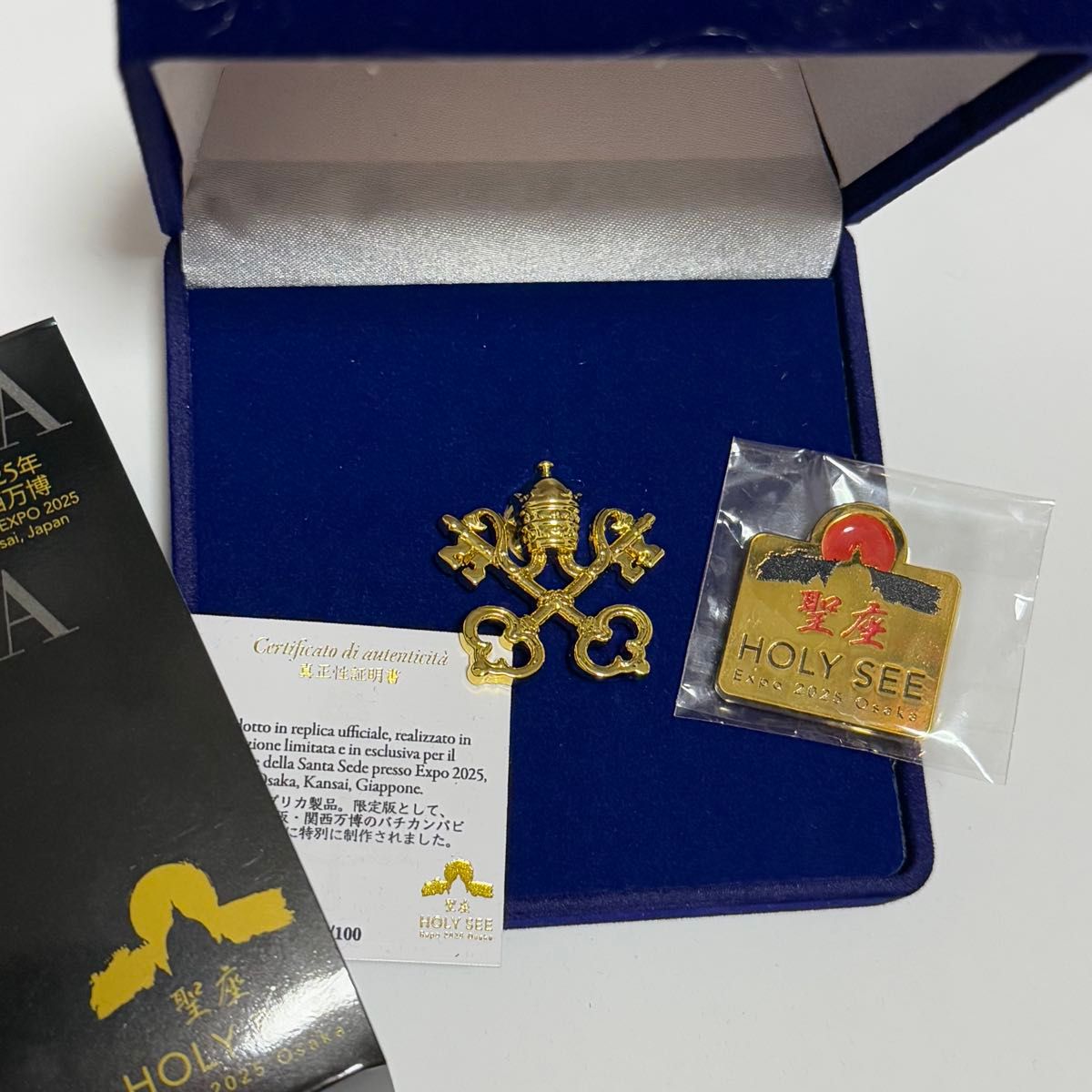 超限定 聖座 大阪万博 ピンバッジ 018/100 イタリア館公式限定 大阪