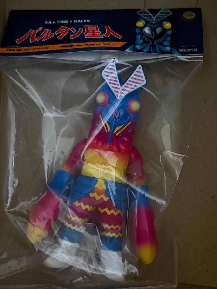 新品未開封】one.up 限定ソフビ ウルトラ怪獣×kaijin バルタン星人