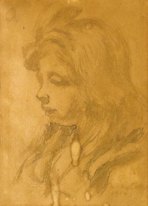 真作】小出楢重 肉筆 楢重の会 鑑定証付 真作】小出楢重 肉筆 楢重の会