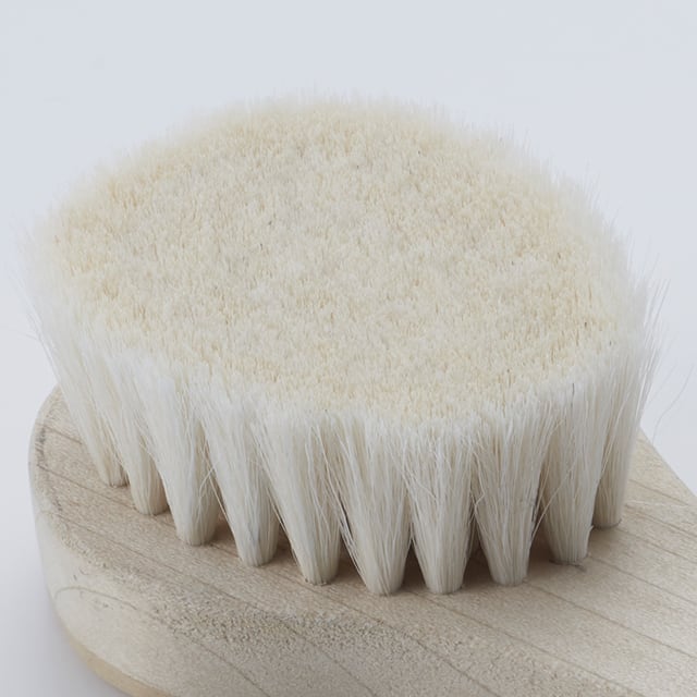 ボディブラシ 洗顔用 山羊毛 ／ Body Brush for face wash (goat hair