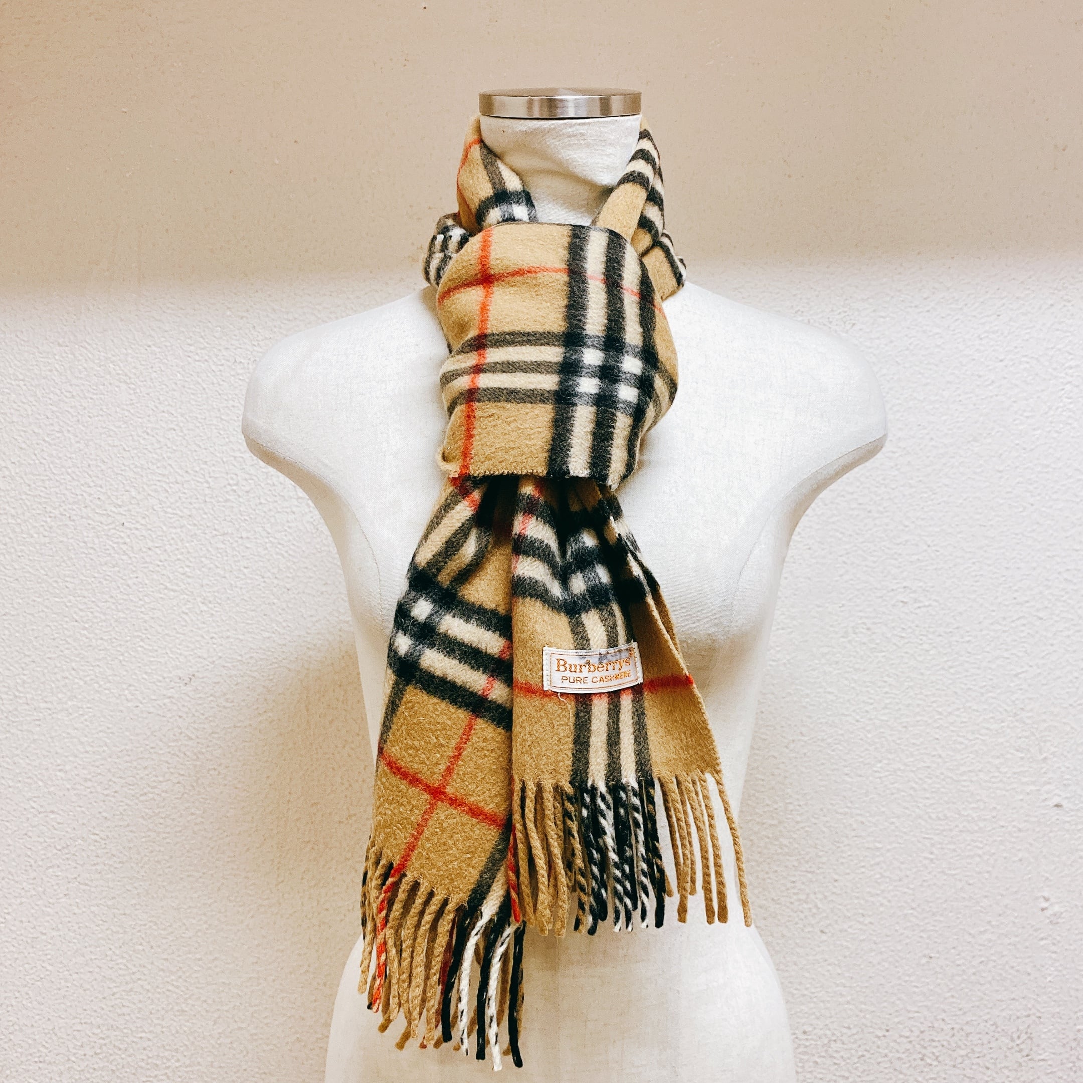 BURBERRY カシミヤ100 マフラー Burberrys バーバリー マフラー