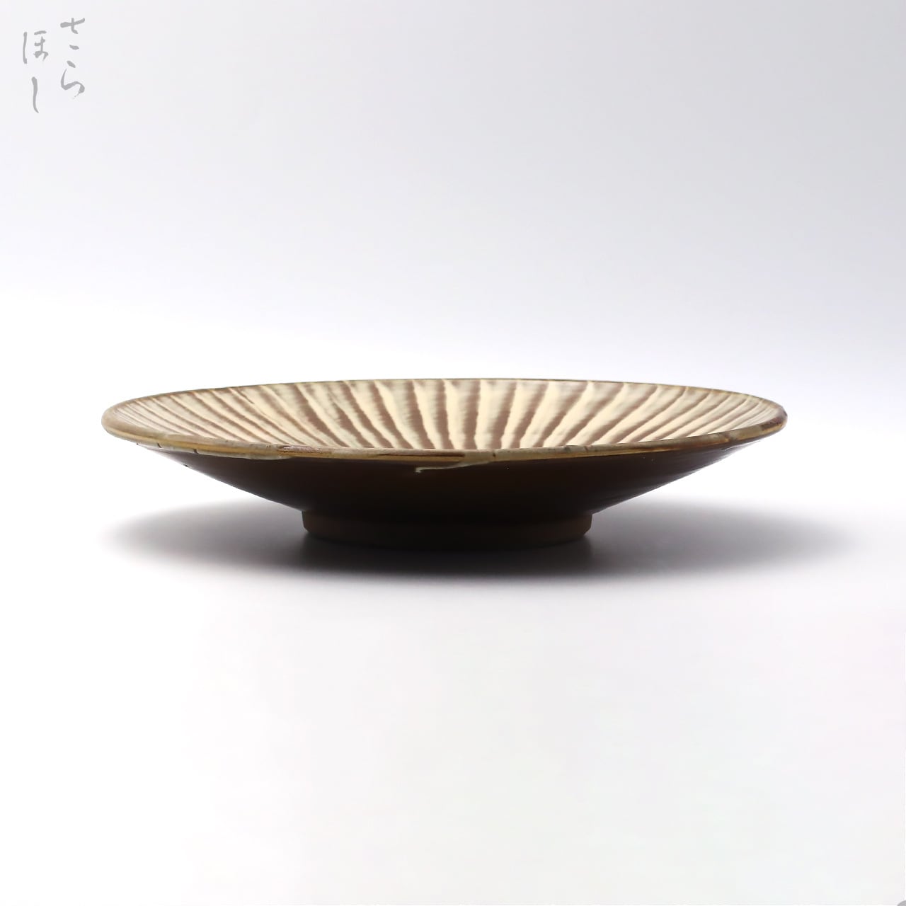 小鹿田焼 小袋窯 9寸皿 打ち刷毛目 幅約27cm 大皿 陶器 和食器 民藝