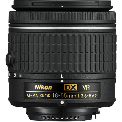 Nikon AF-P DX Nikkor 18-55mm F/3.5-5.6G ED VR (Open Box, Never