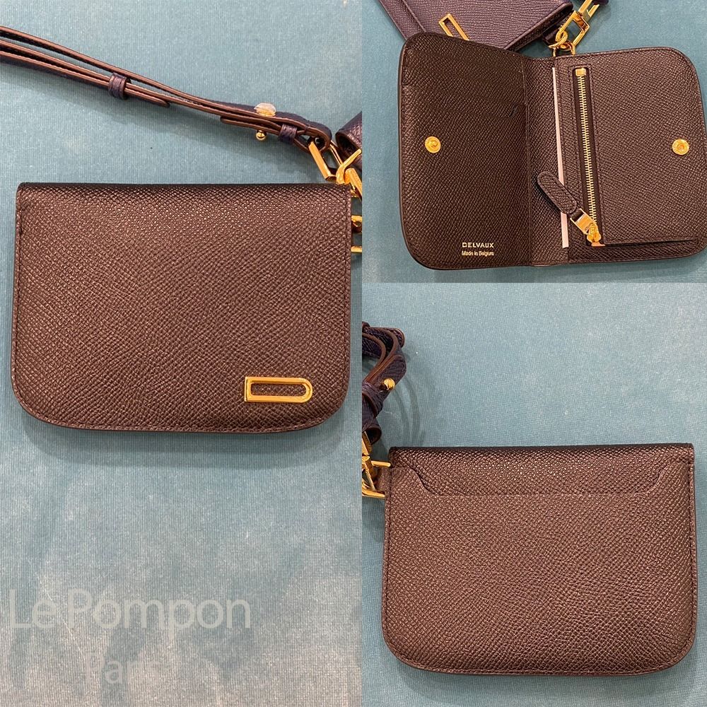 DELVAUX☆Vagabondコンパクトウォレット Alpina Calf 直営店買付