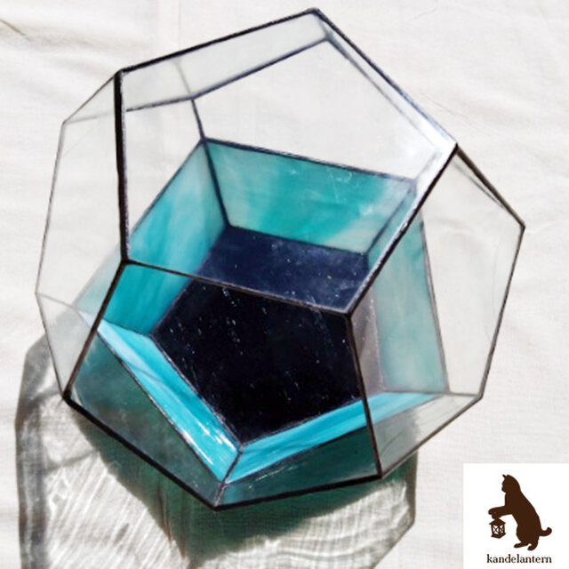 ステンドグラス （五角形テラリウム）送料無料 プランター | iichi