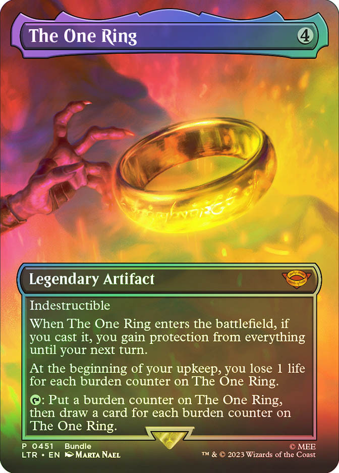 The One Ring 一つの指輪 foil 4枚 the one ring 一つの指輪 4枚セット