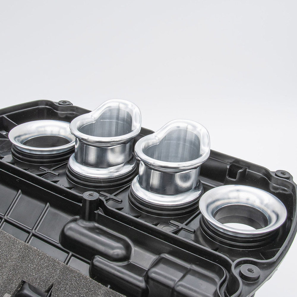 Graves Motorsports Kawasaki ZX6R 2009-2025 VE2 Velocity Stacks Silver