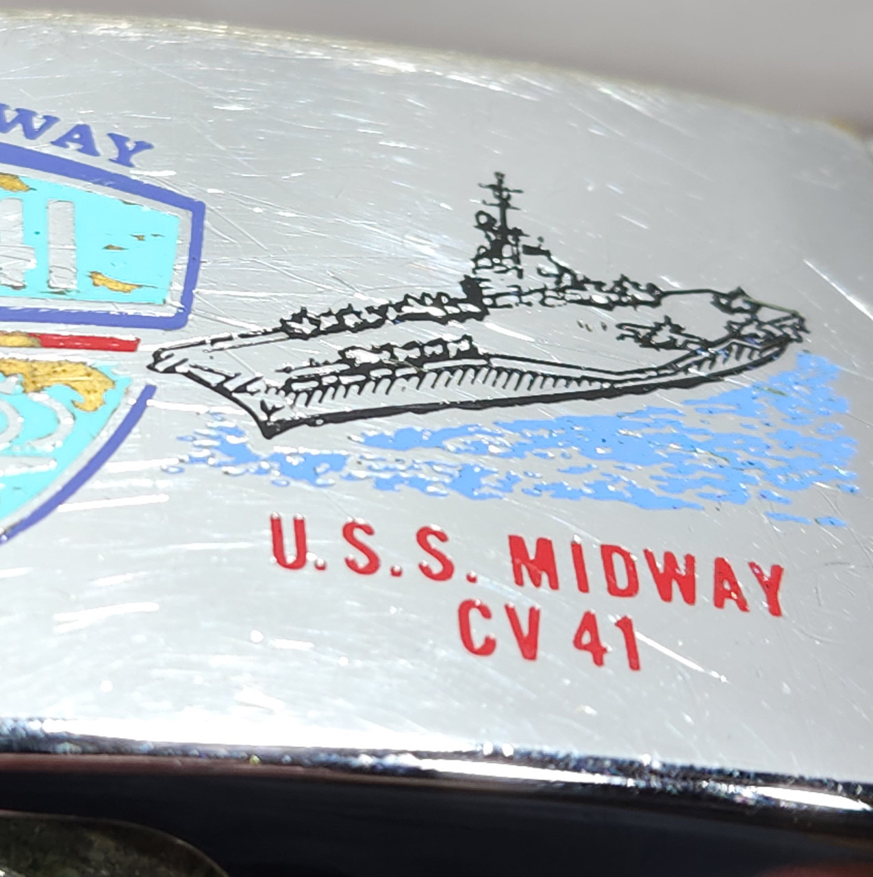USS MIDWAY CV-41 Zippo