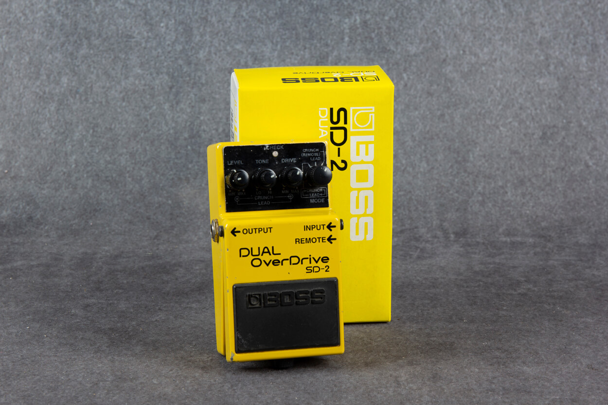 BOSS SD-2 DUAL OverDrive 1990年代 廃盤商品 BOSS SD-2 DUAL