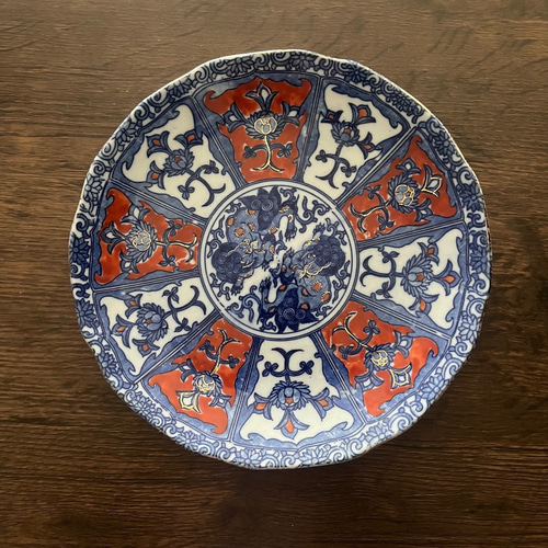 伊万里印判獅子7寸皿5枚組 大皿 antique art nozomi 通販 18214609