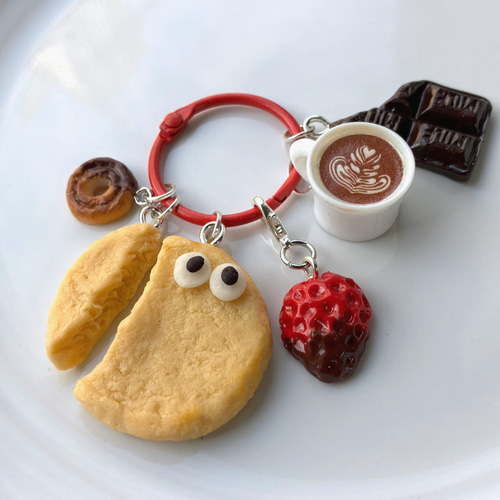 じゃらじゃらキーホルダー フェイクフード ミニチュアフード チャーム