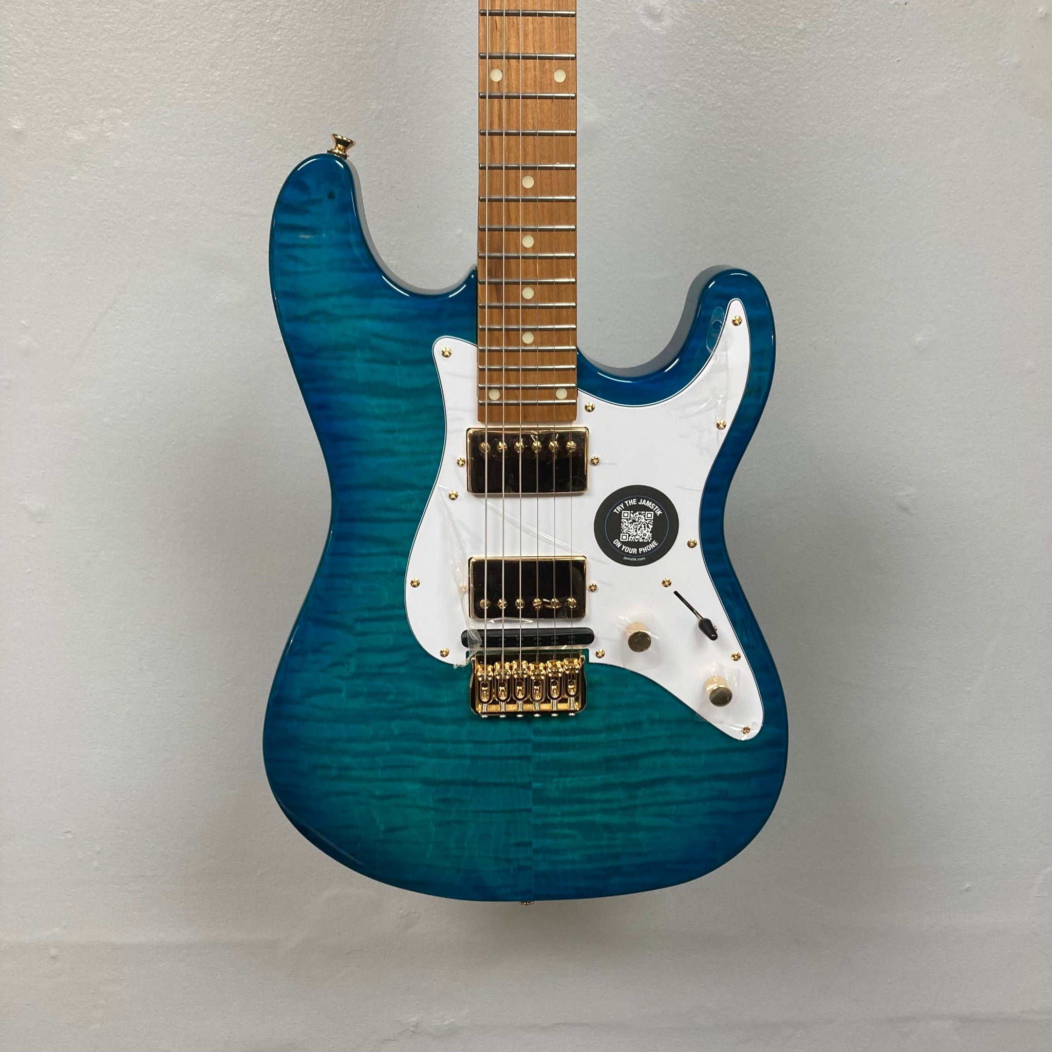 ま*み様 Z-Deluxe エレキギター グラデーションブルー ジャンク品 Z