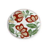 源右衛門窯 赤絵更紗唐花紋(No.1) 皿(1): TORIYOSE | HANEDA Shopping