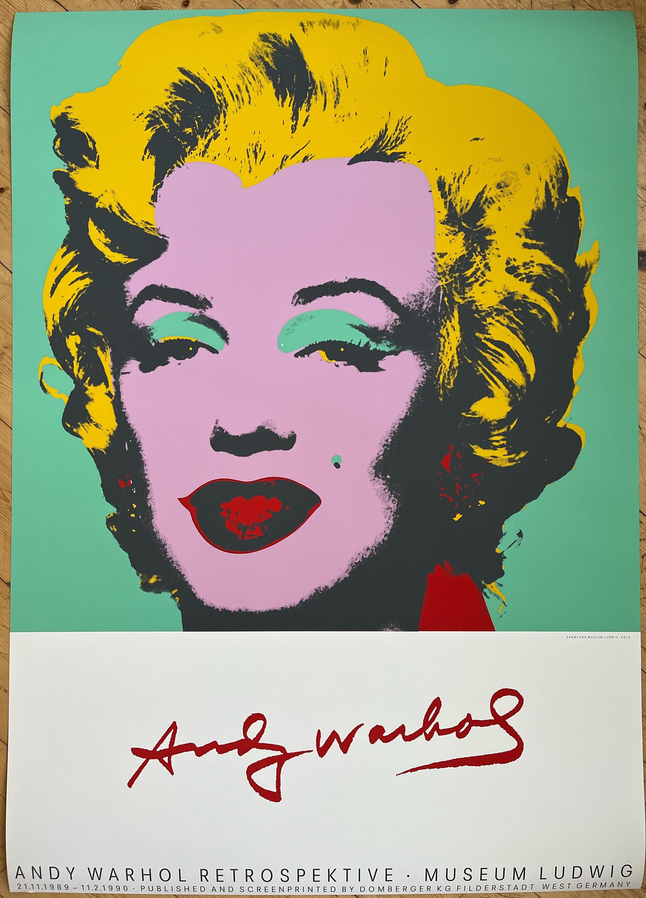 Andy Warhol, Marilyn, Original Museum Exhibition Poster - Etsy