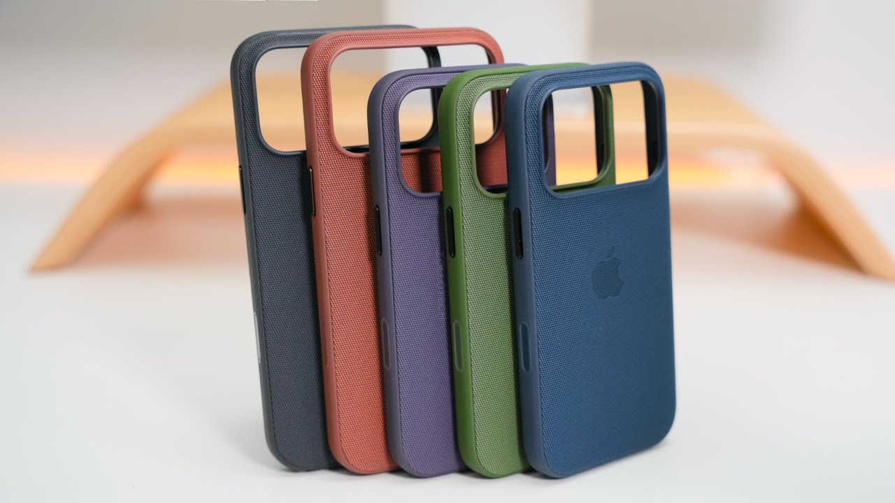 iPhone 17 Pro & iPhone 17 Pro Max Official TechWoven Cases - YouTube