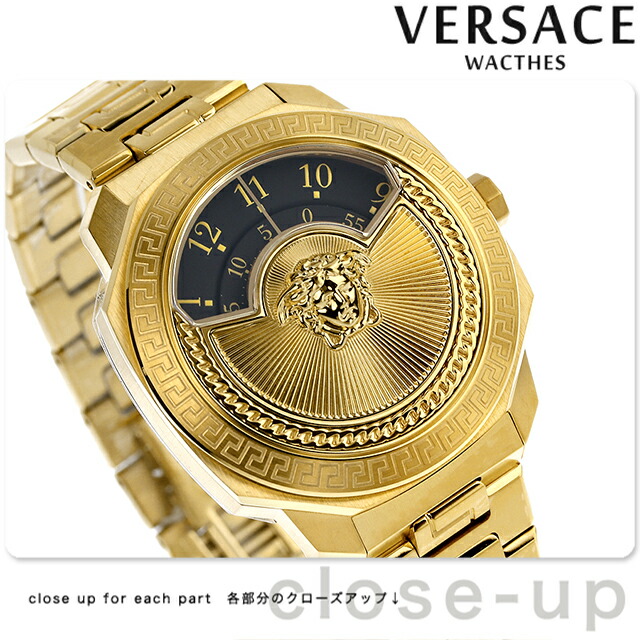 楽天市場】ヴェルサーチ ダイロス アイコン クオーツ 腕時計 メンズ