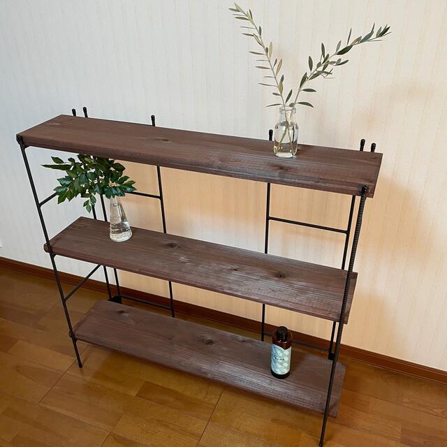 新商品！手作りアイアン家具 折り畳みラック西海岸インテリア 鉄脚のみ2点