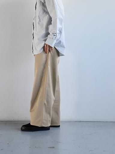 Sans limite (サンリミット) ワイドストレート チノパンツ BEIGE