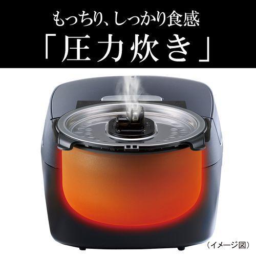 タイガー魔法瓶(TIGER) JPV-10Y4K ブラック 炊きたて 炊飯器 5.5合