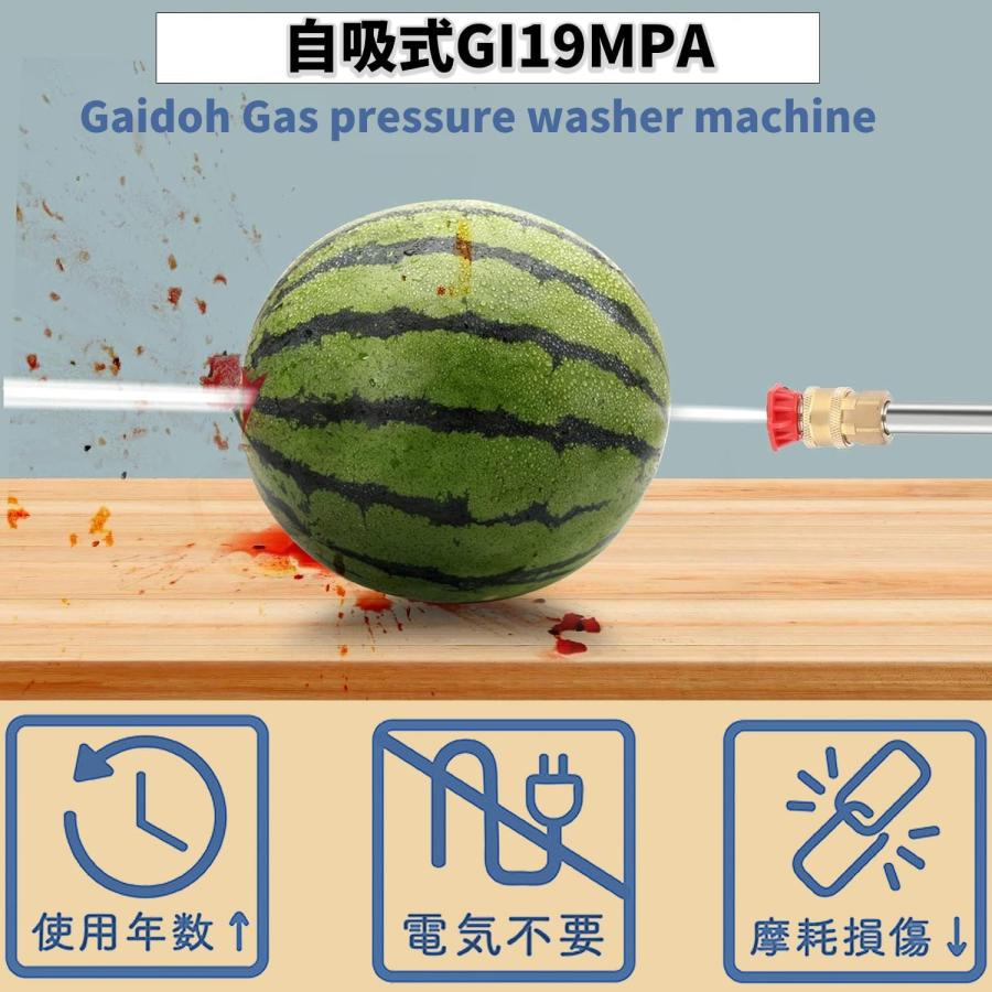 Gaidoh ☆自吸式！☆Gaidoh エンジン式高圧洗浄機 ガソリン エンジン