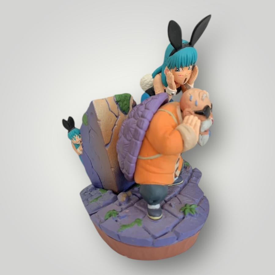 ボーナスパーツ完成品】亀仙人＆ブルマ(ウーロン変化