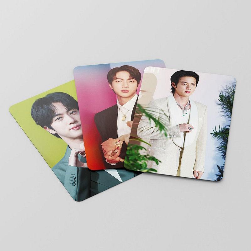 BTSJINフィルムブックマーク・ロングステッカー・両面ホログラムフォト