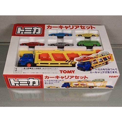 新品] 日本製 カーキャリアセット 5台付き ギフトセット | トミカ 赤箱