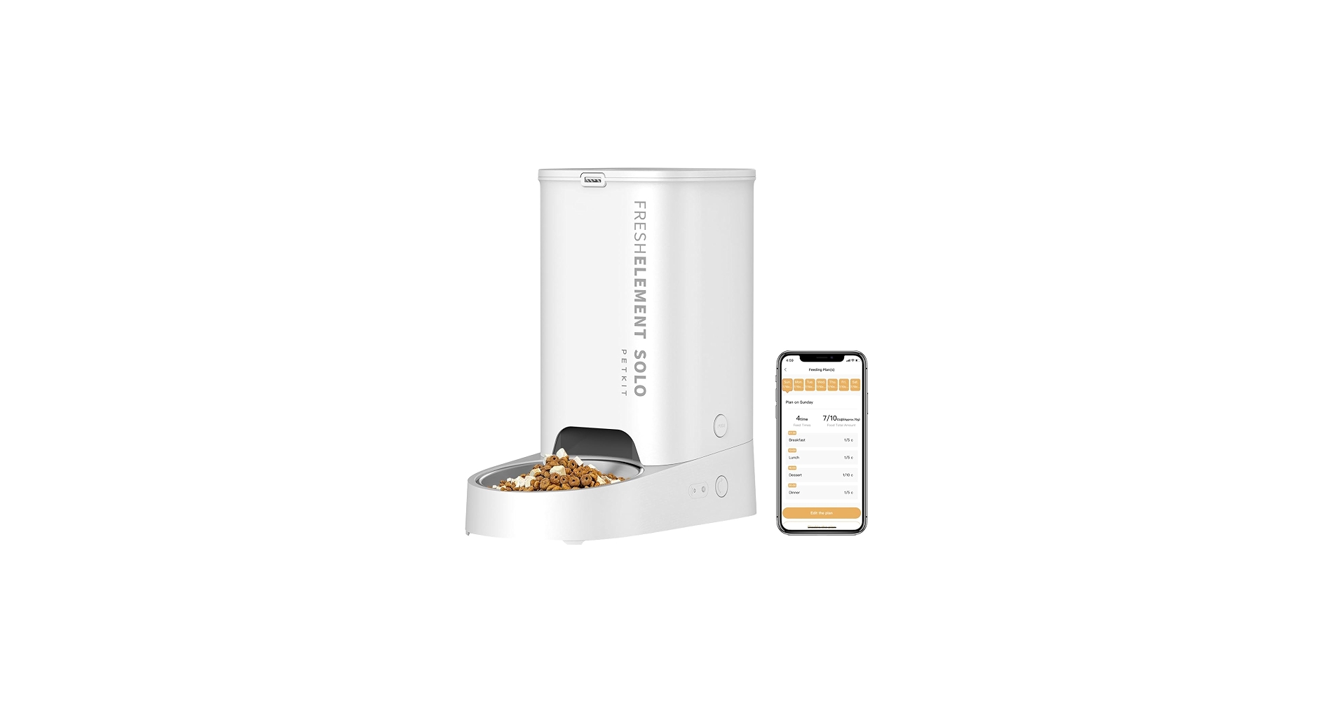 Amazon | [neikonu store-petkit]ペット用スマート給餌器 P570-WH