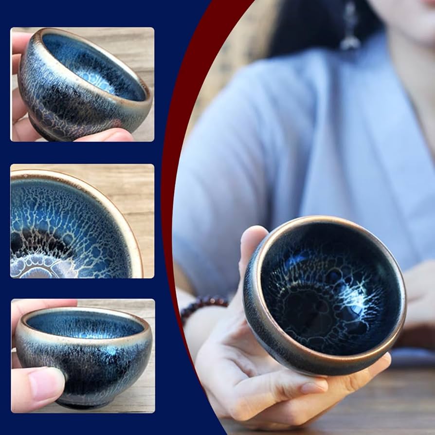 古代宋の技術を再現した偉大な油滴天目茶碗/JIANZHAN – acacuss 中国