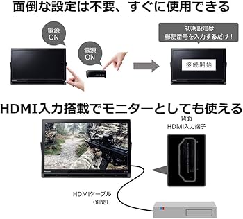Amazon | パナソニック 19V型 ハイビジョン ポータブル 液晶テレビ