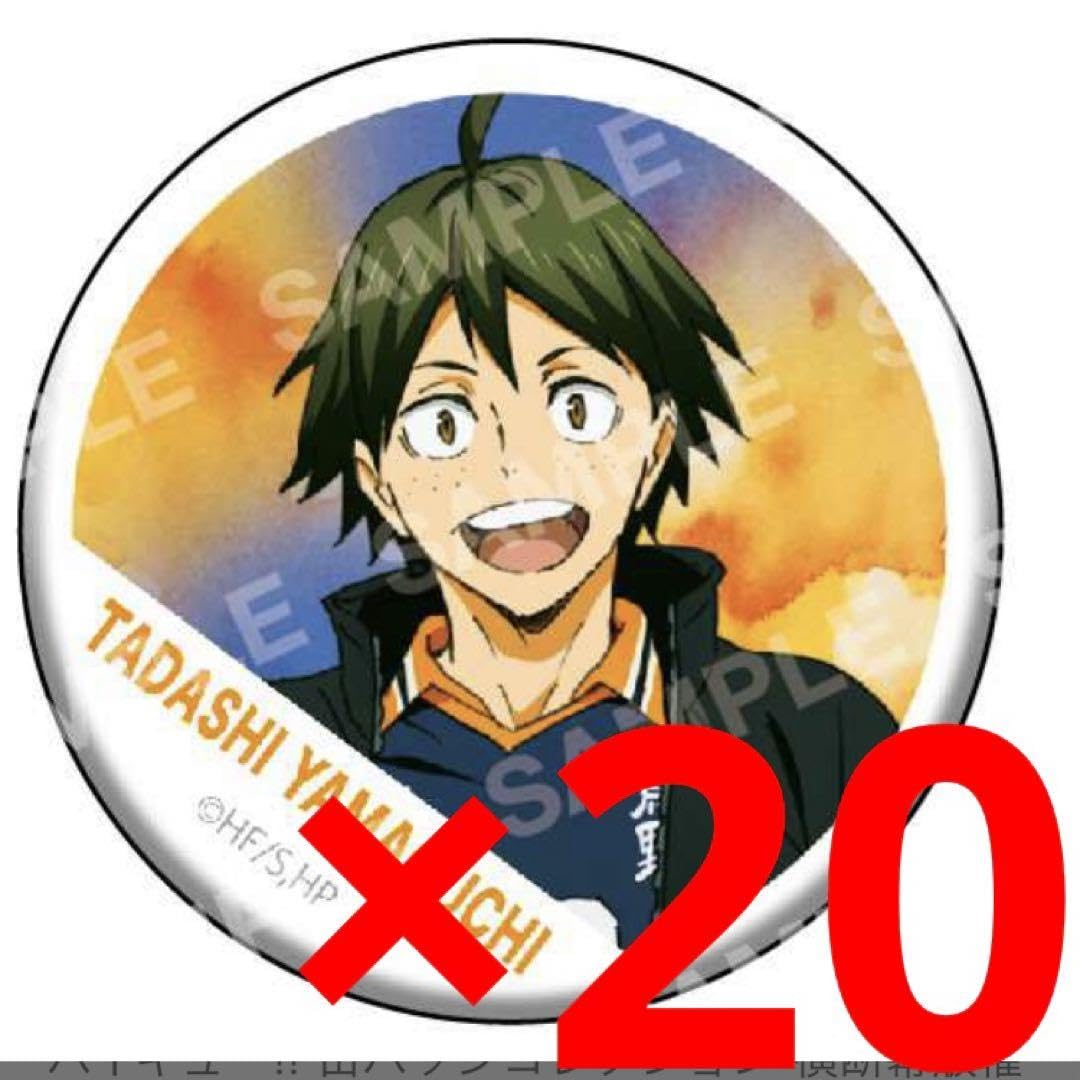Amazon.co.jp: 山口忠 横断幕 缶バッジ 20個セット ハイキュー : おもちゃ