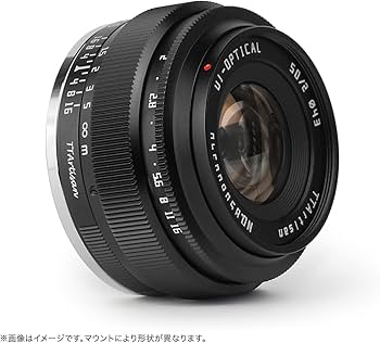 Amazon.co.jp: TTArtisan 50mm F2 Eマウント MF 単焦点レンズ フル