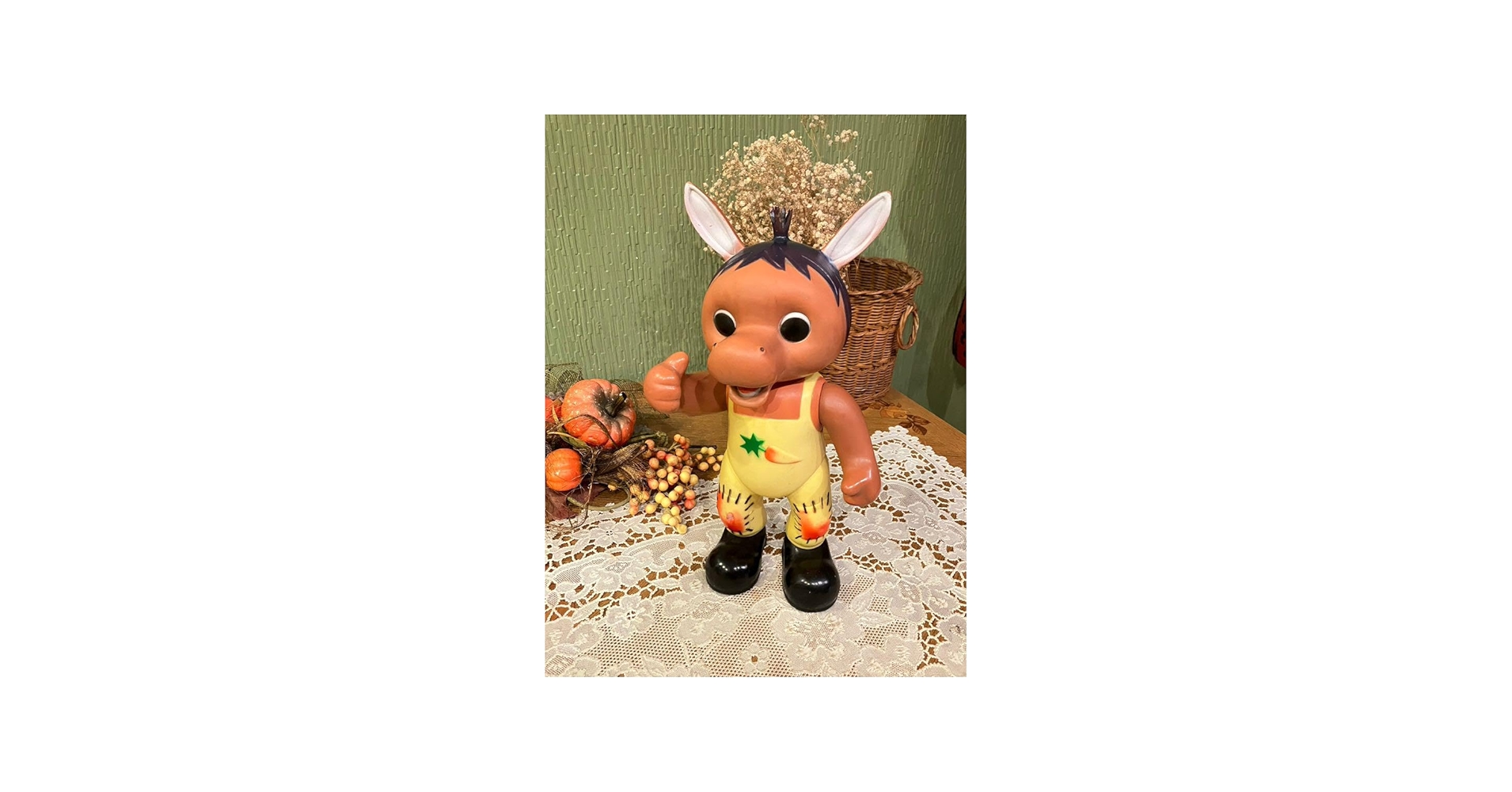 Amazon.co.jp: レア ニッコー ロバくん ソフビ人形 スタンダード 昭和