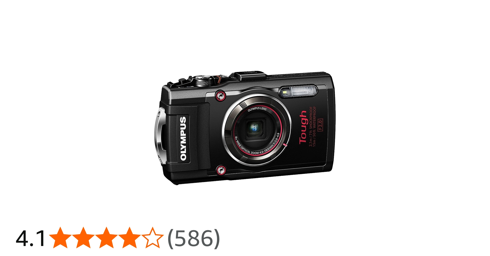 Amazon Canada: Olympus TG-4 16 MP Waterproof Digital Camera with 3
