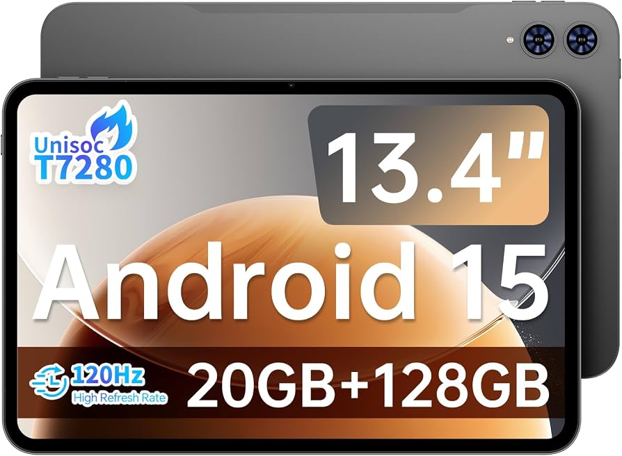 Amazon.com : TECLAST 13.4 inch Android 15 T65 Tablet, 20GB+128GB